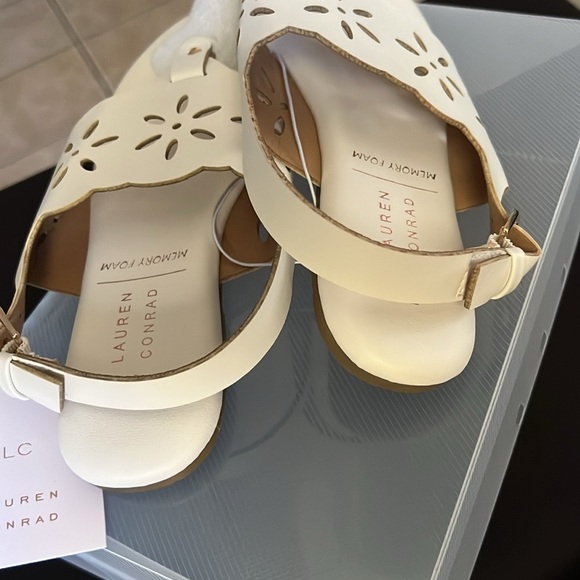 LC Lauren Conrad Jarrah Women's Floral Thong Sling Back Sandals - Picture 6 of 9